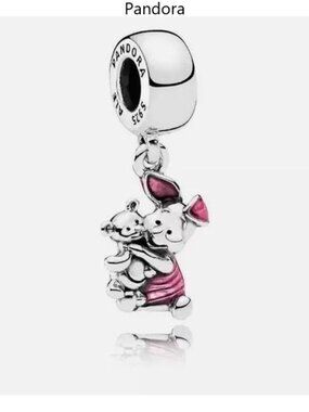 Pandora Disney Winnie the Pooh Piglet & Bear Dangle Charm